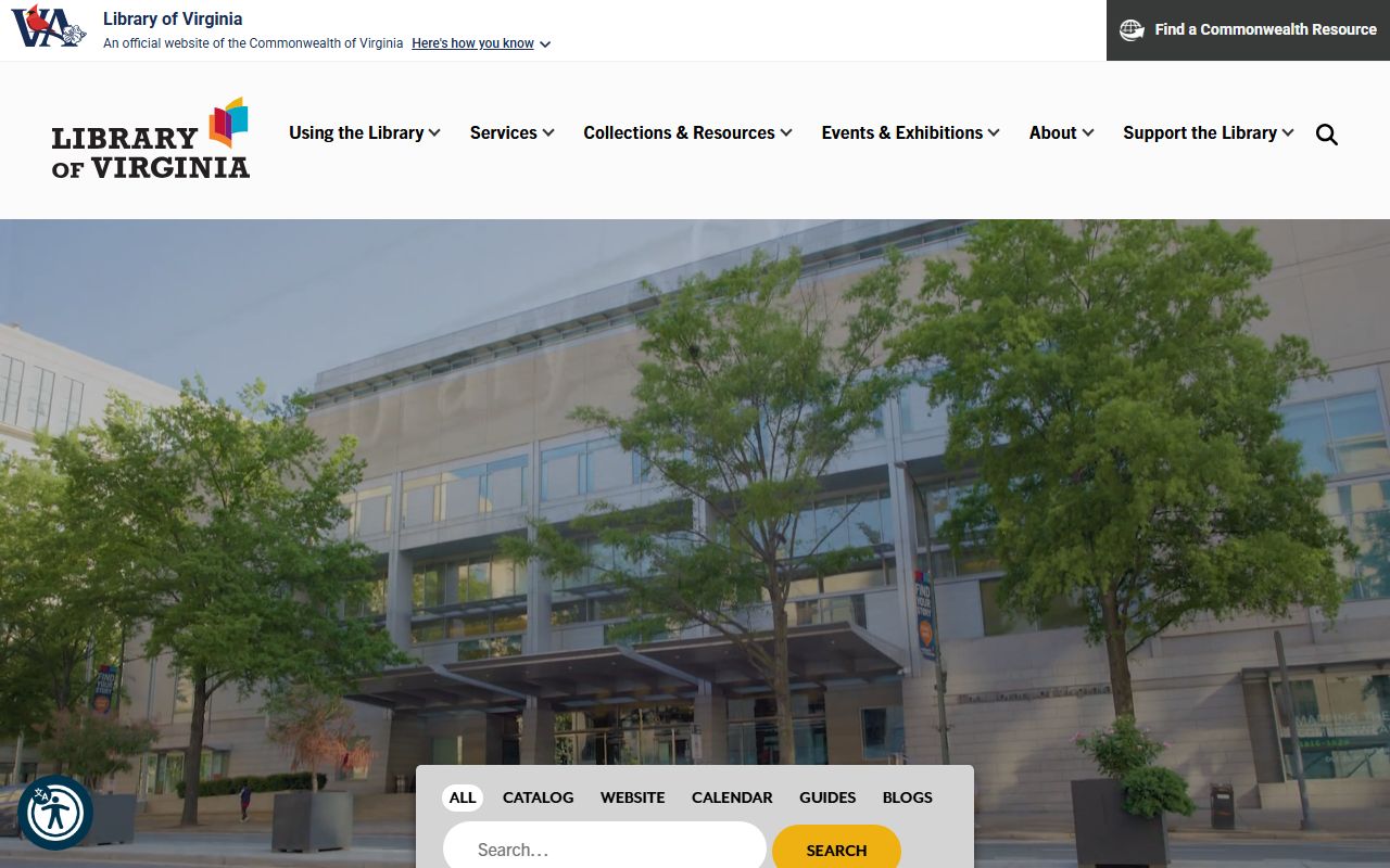 Richmond Virginia Library of Virginia obituary death records
