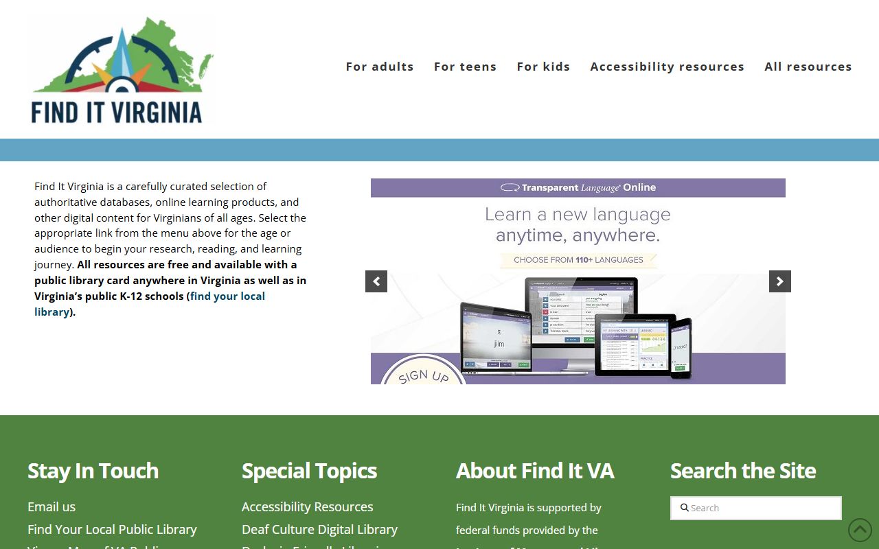 Find It Virginia free obituary and death records database